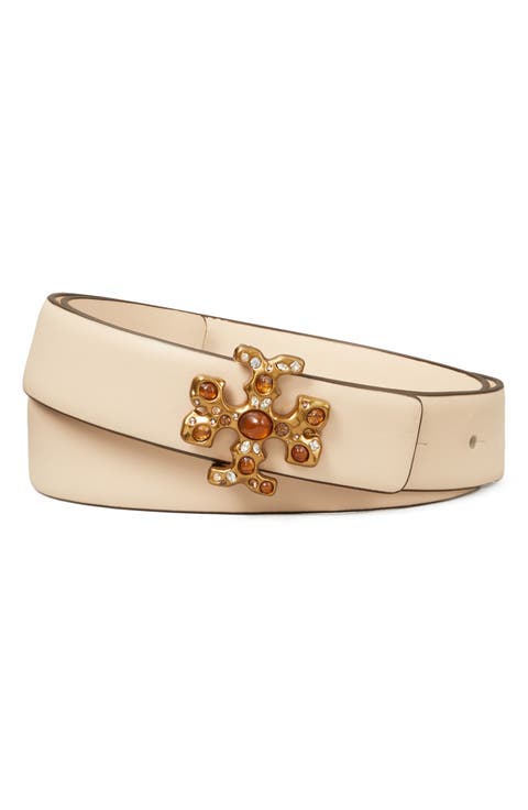 Kira Embellished Logo Belt
