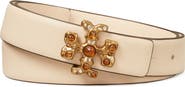 Tory Burch Kira Embellished Logo Belt