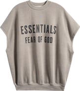 Fear of God Essentials Relaxed Cutoff Fleece Sweatshirt