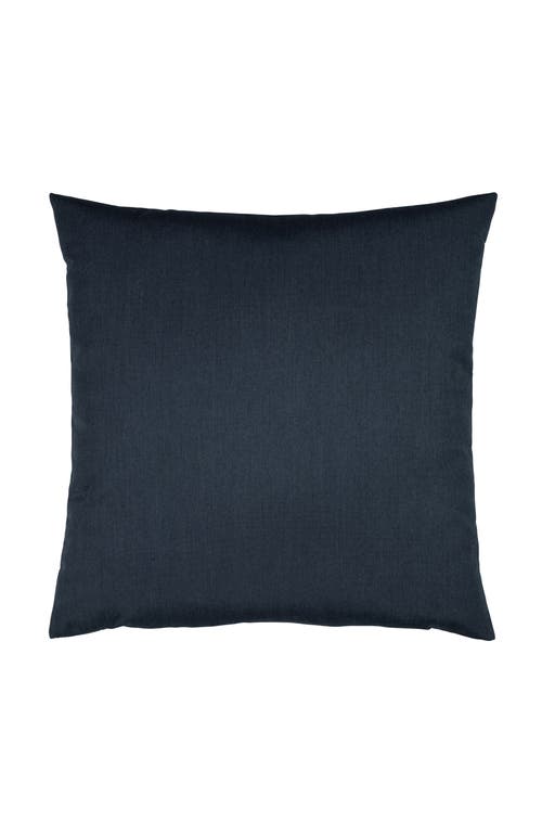 Elaine Smith Voyage Indigo Textured With Chenille Indoor & Outdoor Woven Accent Pillow