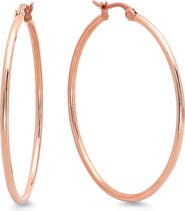 STEELTIME Slim Hoop Earrings