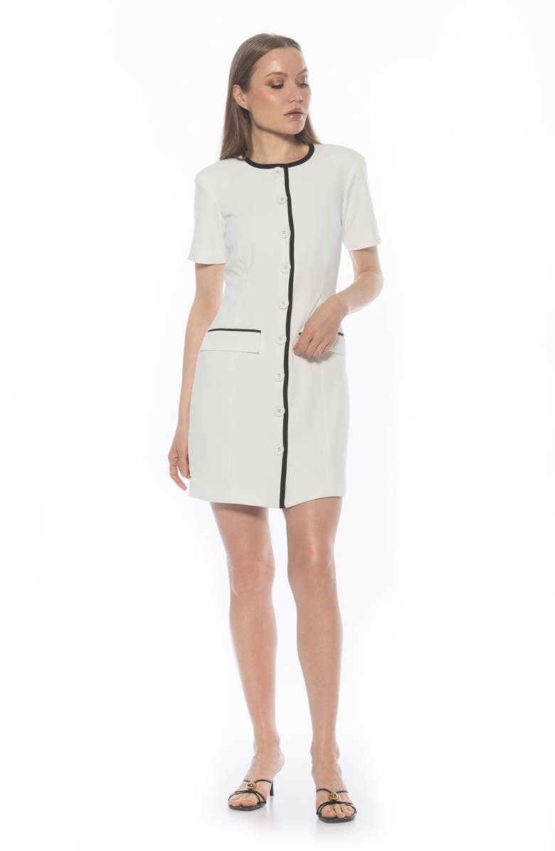 Alexia Admor Elan Sheath Dress, Alternate, color, Ivory