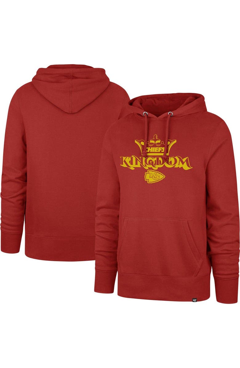 '47 Men's '47 Red Kansas City Chiefs Regional Headline Pullover Hoodie, Main, color, Red