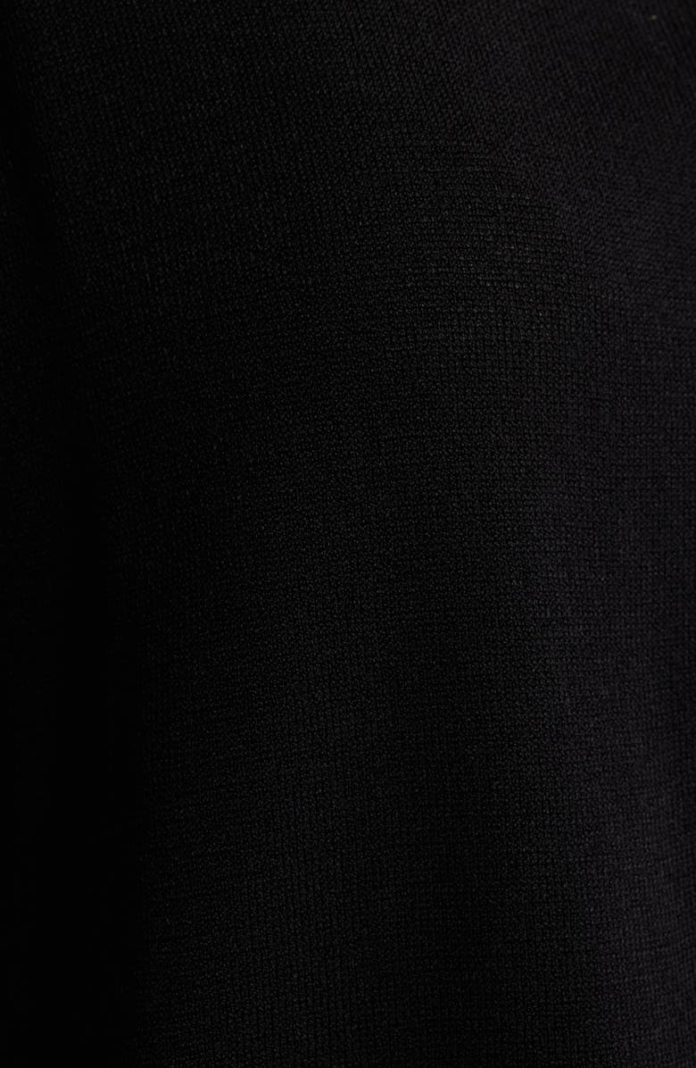 Mavi Jeans Button-Up Polo Sweater, Alternate, color, Black