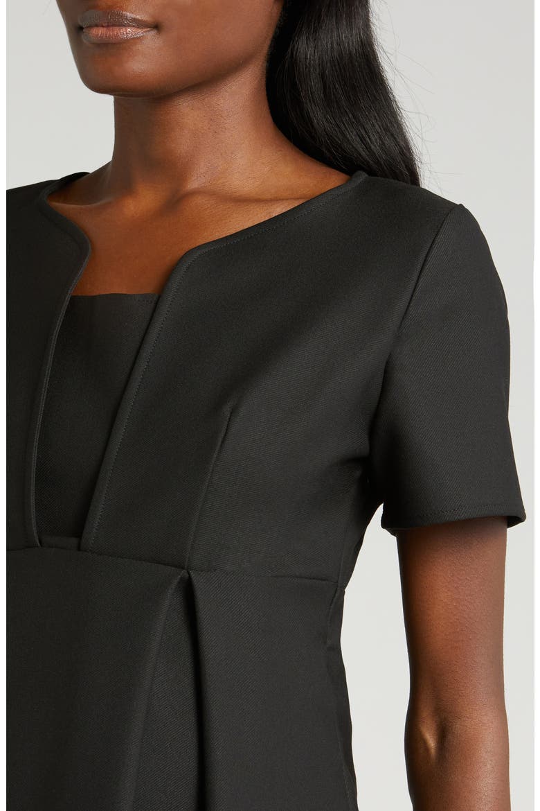 Short Sleeve Short Maternity Top, Alternate, color, BLACK