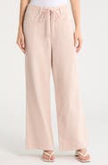 BLANKNYC Low Rise Cotton & Linen Pants