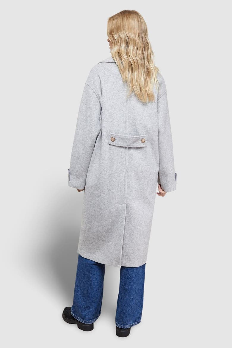 Relaxed Tailored Coat, Alternate, color, Charcoal