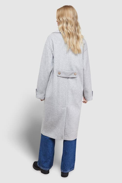 Oasis Relaxed Tailored Coat In Blue