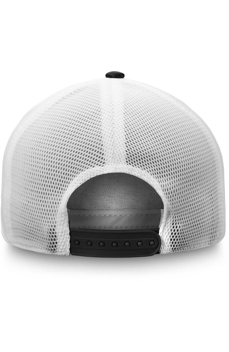 FANATICS Women's Fanatics Branded Black Pittsburgh Penguins Exclusive Trucker Snapback Hat, Alternate, color,