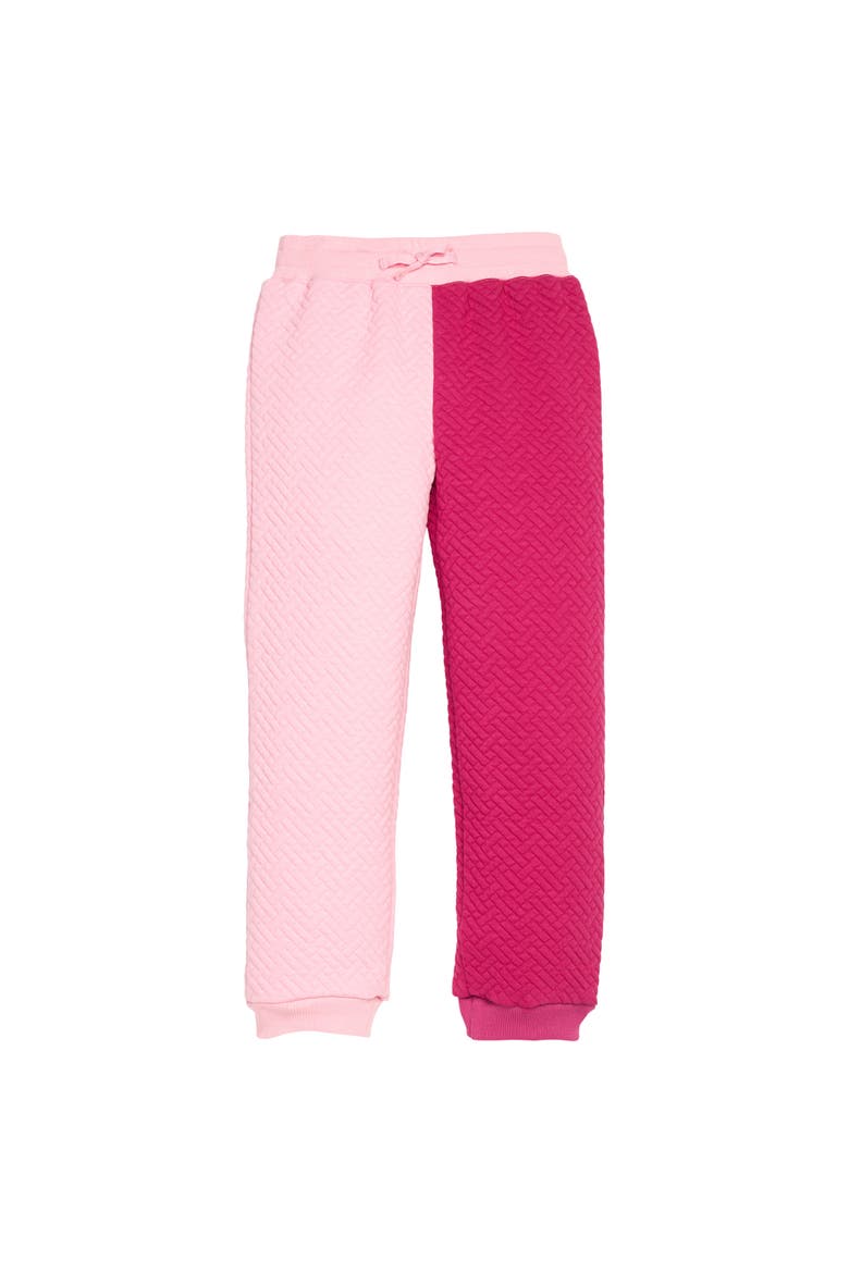 Kids' Color Block Jogger, Main, color, Pink & Cranberry