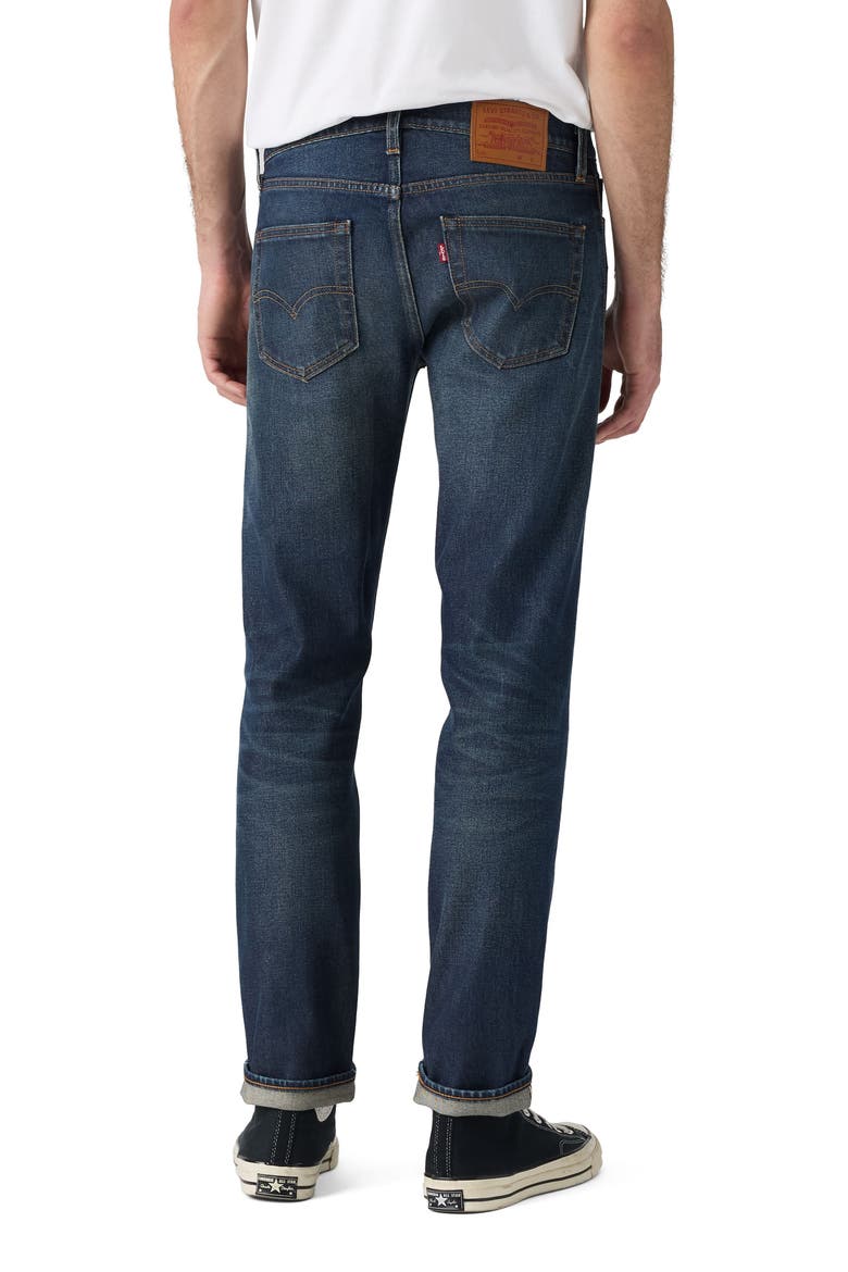 511™ Slim Fit Stretch Selvedge Jeans, Alternate, color, JUST SAYIN SELVEDGE