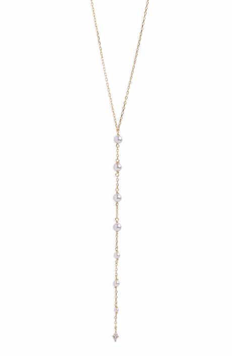 Graduated Freshwater Pearl Y-Necklace