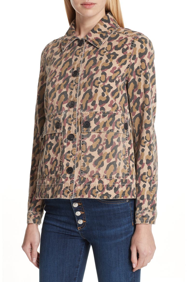 Mercer Leopard Print Jacket, Alternate, color, LEOPARD PRINT