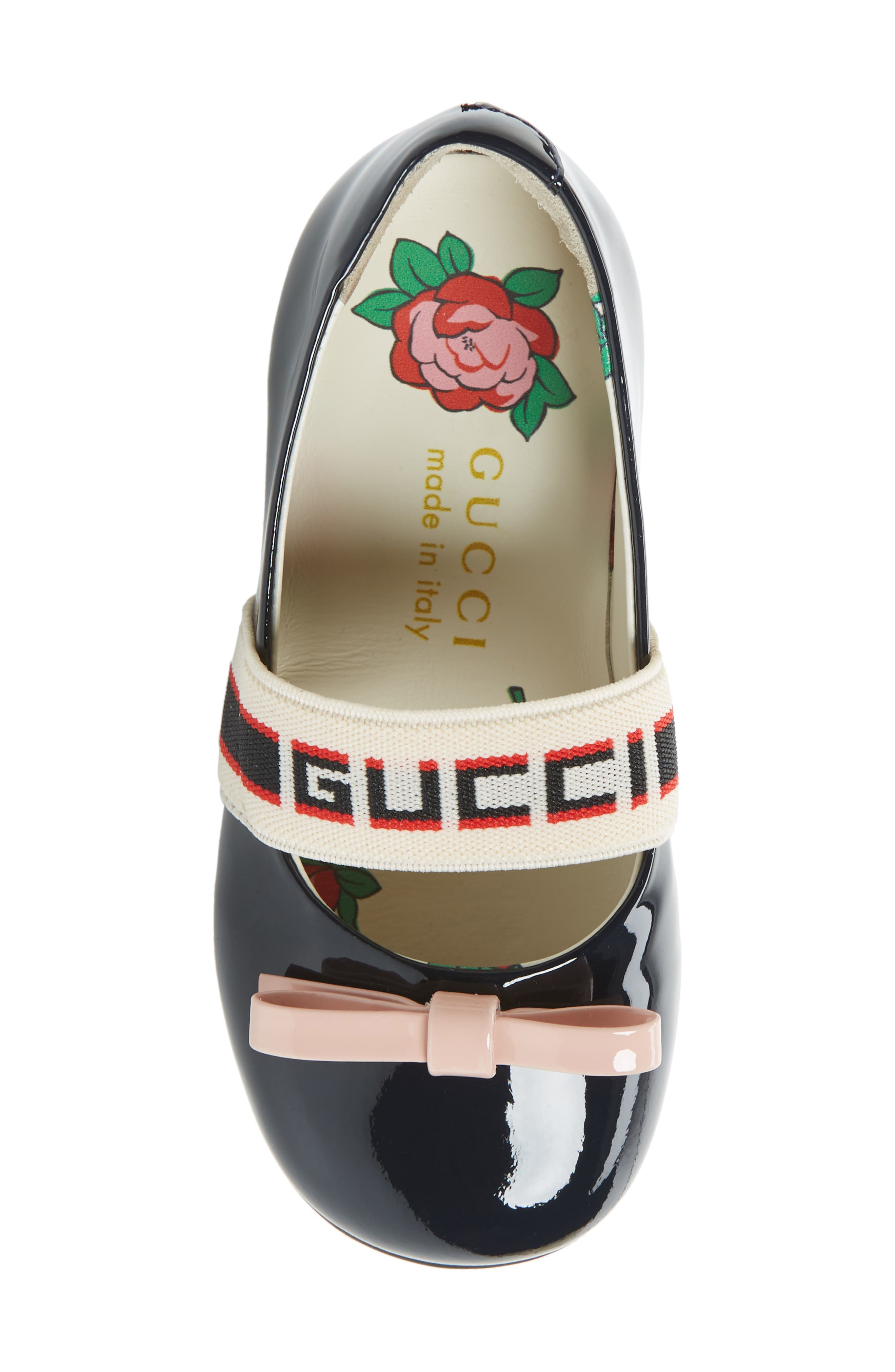 Gucci Mimi Logo Strap Mary Jane, Alternate, color, 