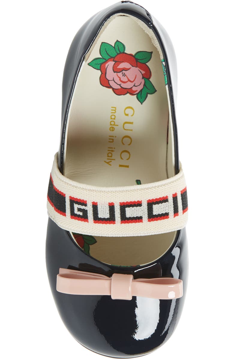 Gucci Mimi Logo Strap Mary Jane, Alternate, color,