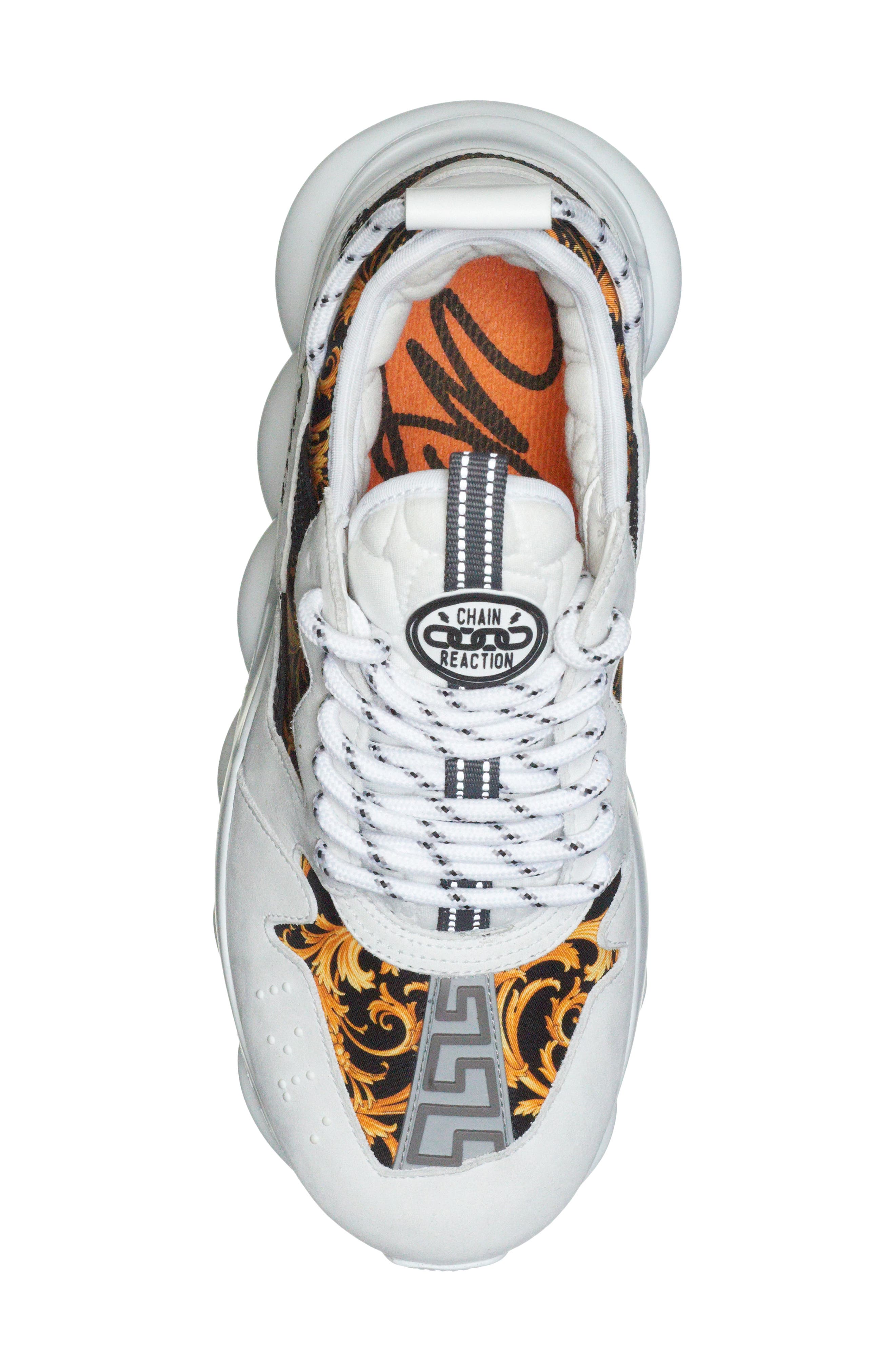 Versace Chain Reaction Sneaker, Alternate, color, 