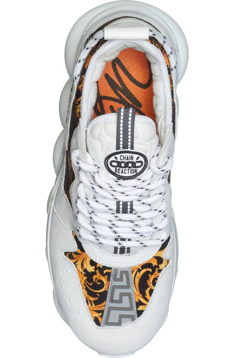 Versace Chain Reaction Sneaker, Alternate, color,