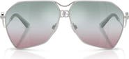 Dolce&Gabbana 62mm Gradient Pilot Sunglasses