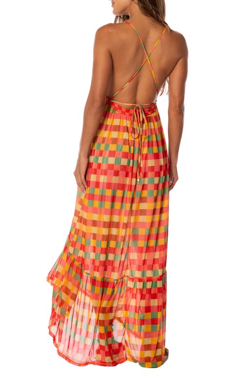 Maaji Golden Gambit Moon Bay Cover-up Dress In Multi