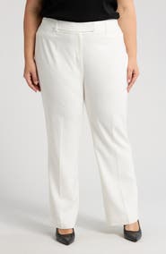 Tahari ASL Bird Eye Straight Leg Pants