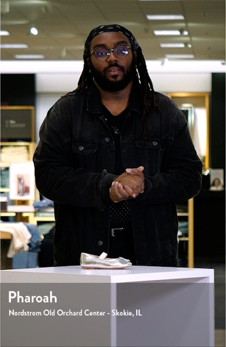 Kids' Metallic Ballet Flat, sales video thumbnail