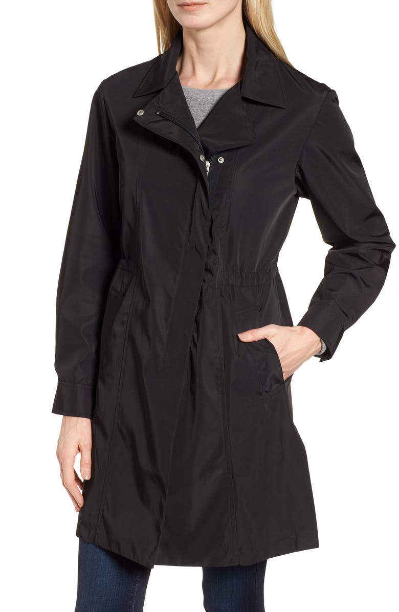 Kristen Blake Tech Hooded Trench Coat, Alternate, color, 