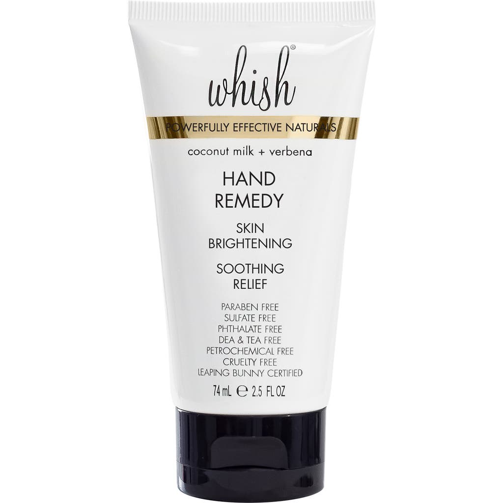 Whish Beauty Coconut Milk + Verbena Hand Remedy In Transparent
