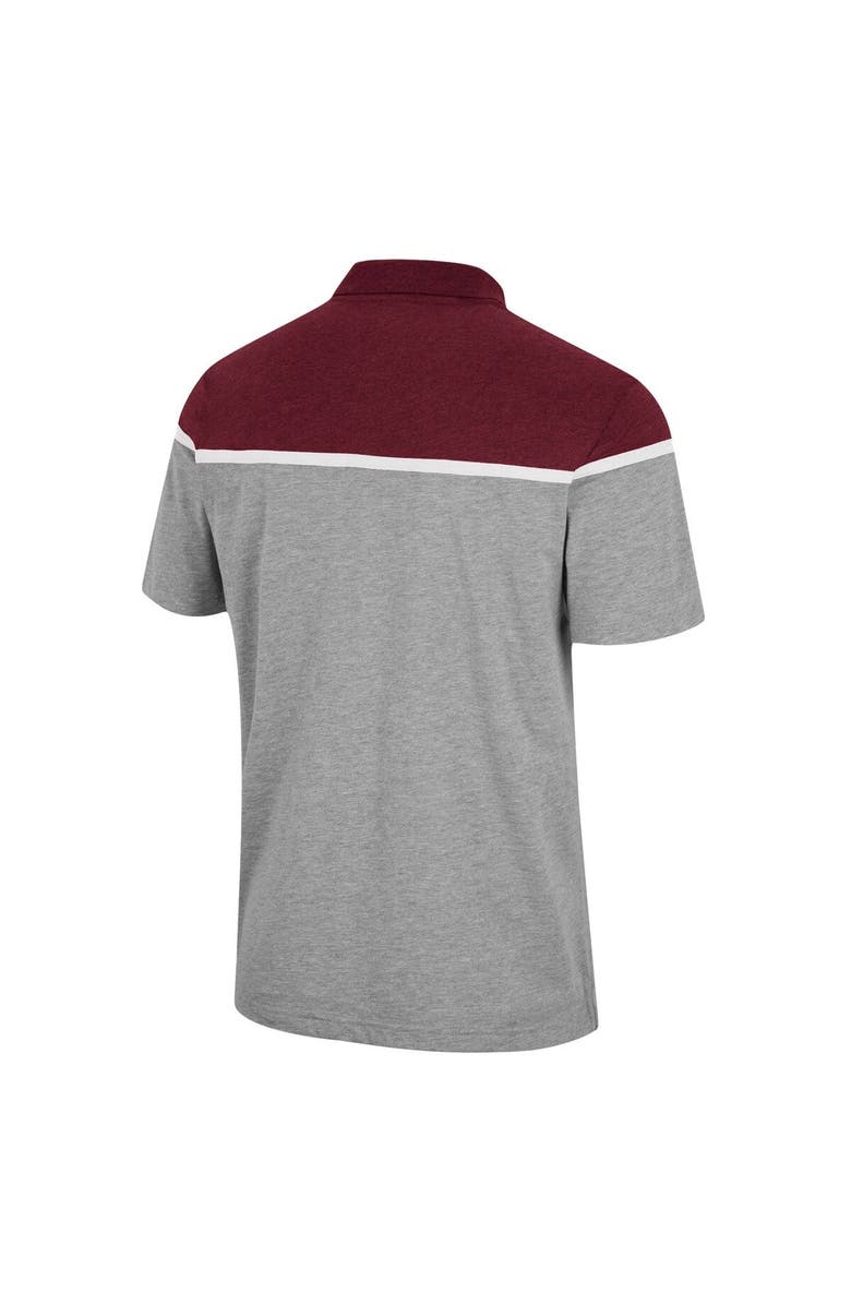 COLOSSEUM Men's Colosseum Heather Gray Montana Grizzlies Chamberlain Polo, Alternate, color, Heather Gray