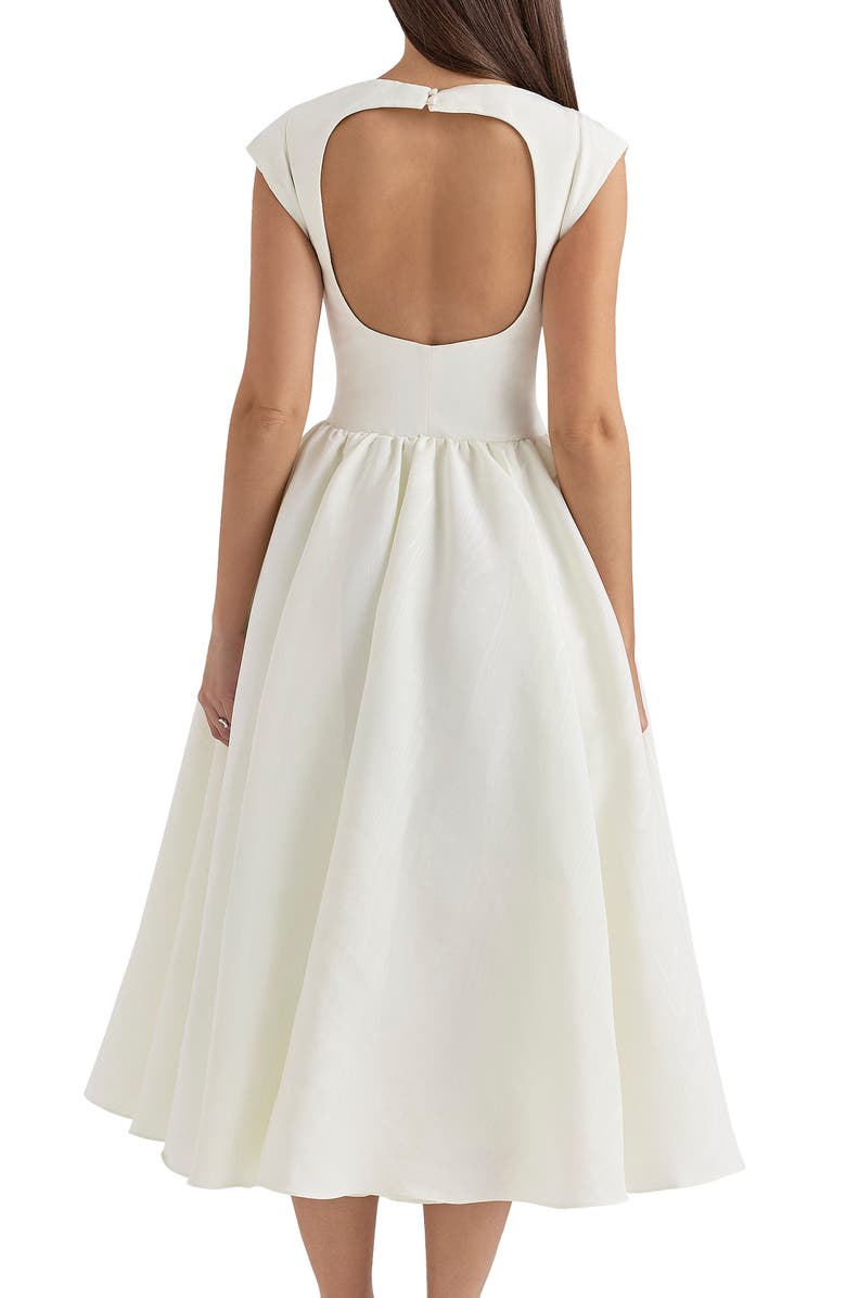 HOUSE OF CB Debutante Backless Midi Dress, Alternate, color,