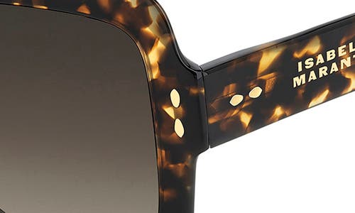 Isabel Marant 54mm Gradient Square Sunglasses In Brown