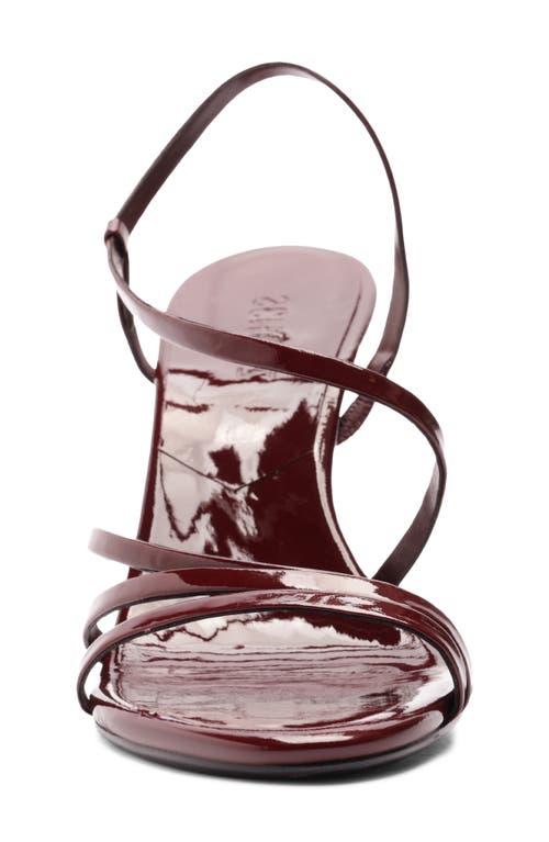 Schutz Annie Curve Slingback Sandal In Burgundy