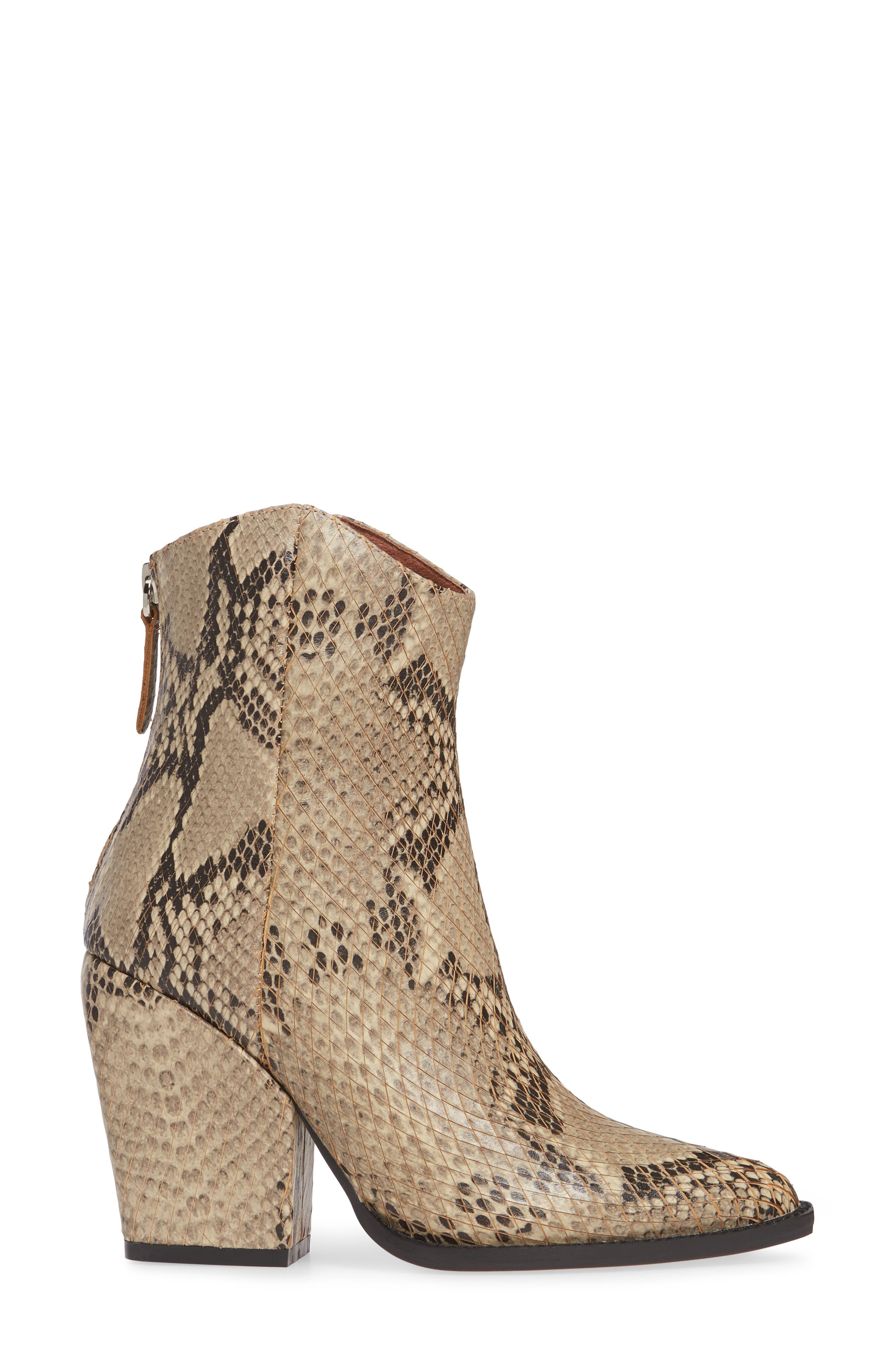 West Bootie, Alternate, color, SNAKE PRINT LEATHER