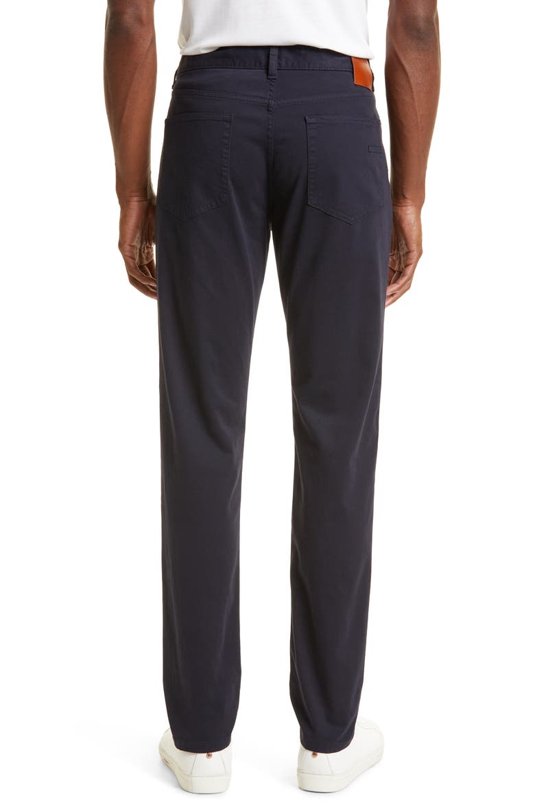 City Fit Stretch Cotton Pants, Alternate, color, NAVY