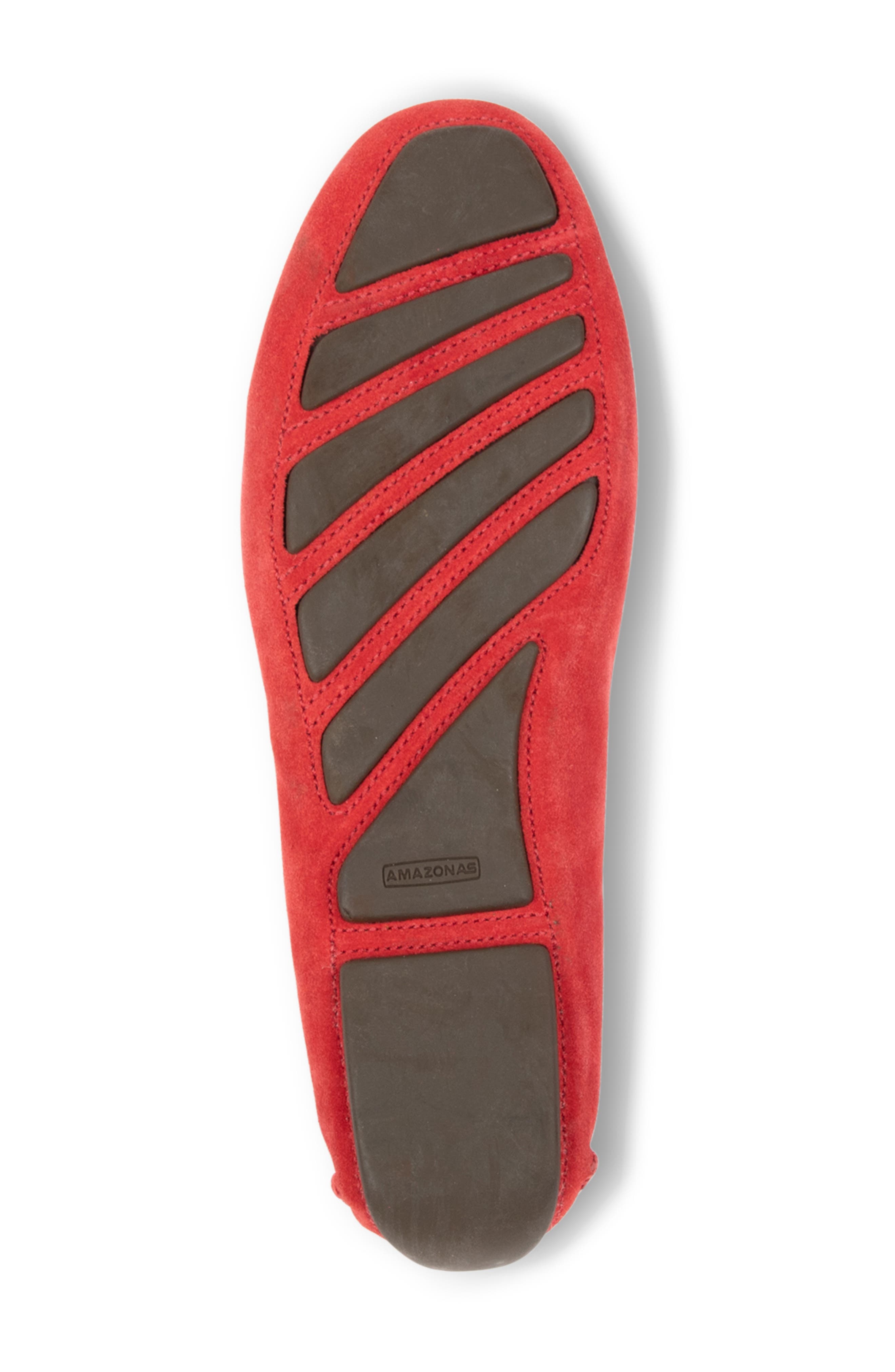 'Jillian' Loafer, Alternate, color, SCARLETT RED SUEDE
