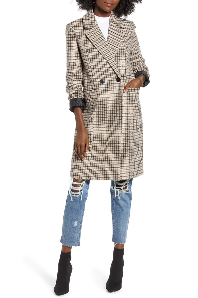 Rambla Check Jacket, Alternate, color, TOBACCO BROWN