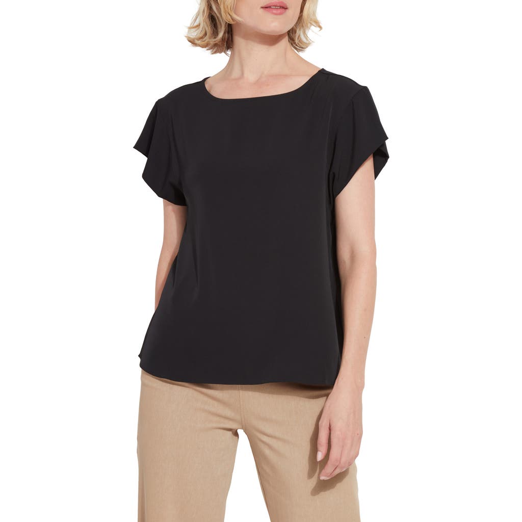 Lyssé Lysse Melodie Boat Neck Woven Top