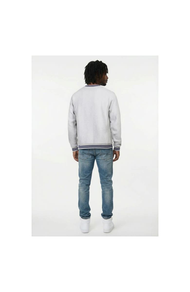 Champion Men's Champion Heather Gray New York Yankees Reverse Weave Sweatshirt, Alternate, color, Heather Gray