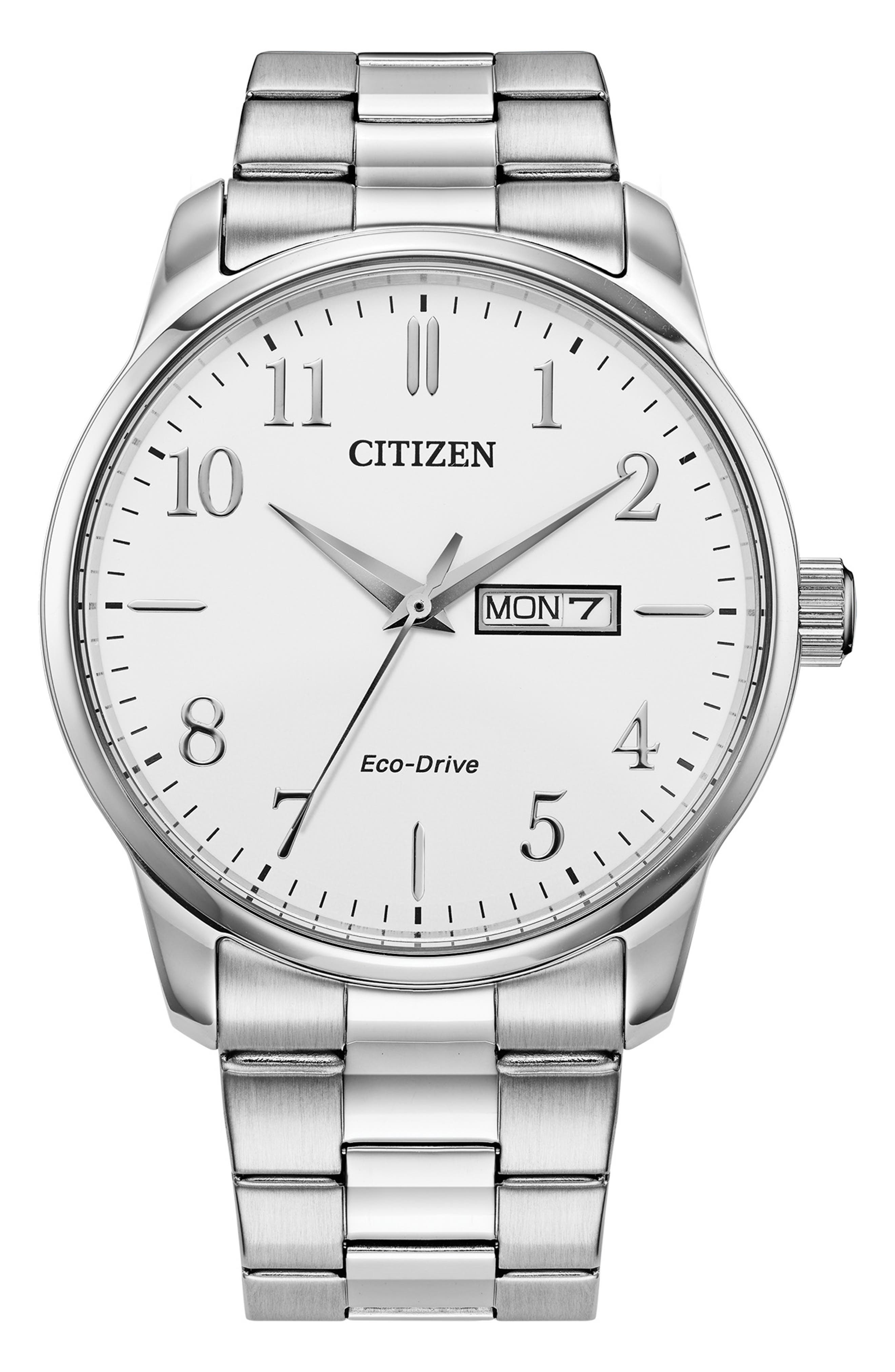 Eco-Drive Bracelet Watch, 42mm