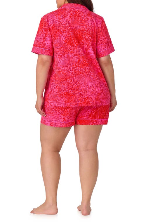 BEDHEAD PAJAMAS BEDHEAD PAJAMAS PRINT STRETCH ORGANIC COTTON JERSEY SHORT PAJAMAS 
