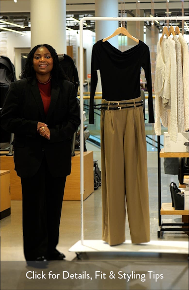 Wallis Mixed Media Belted Jumpsuit, sales video thumbnail