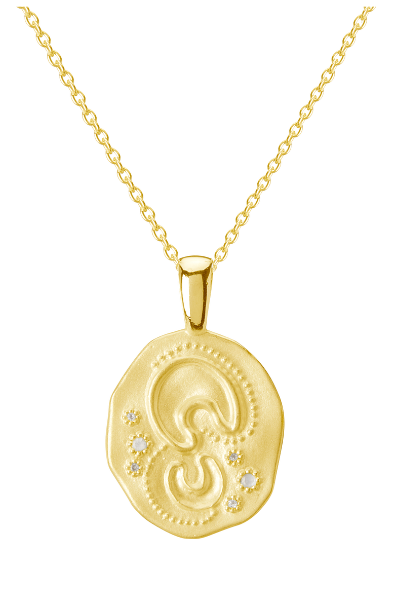 Murkani Nurturer Necklace, Main, color, Yellow Gold