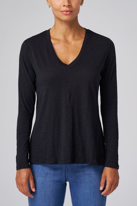 Slub Jersey Long Sleeve Tee