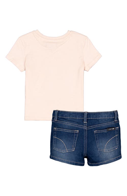 JOE'S JEANS JOE'S JEANS KIDS' GRAPHIC T-SHIRT & DENIM SHORTS SET 
