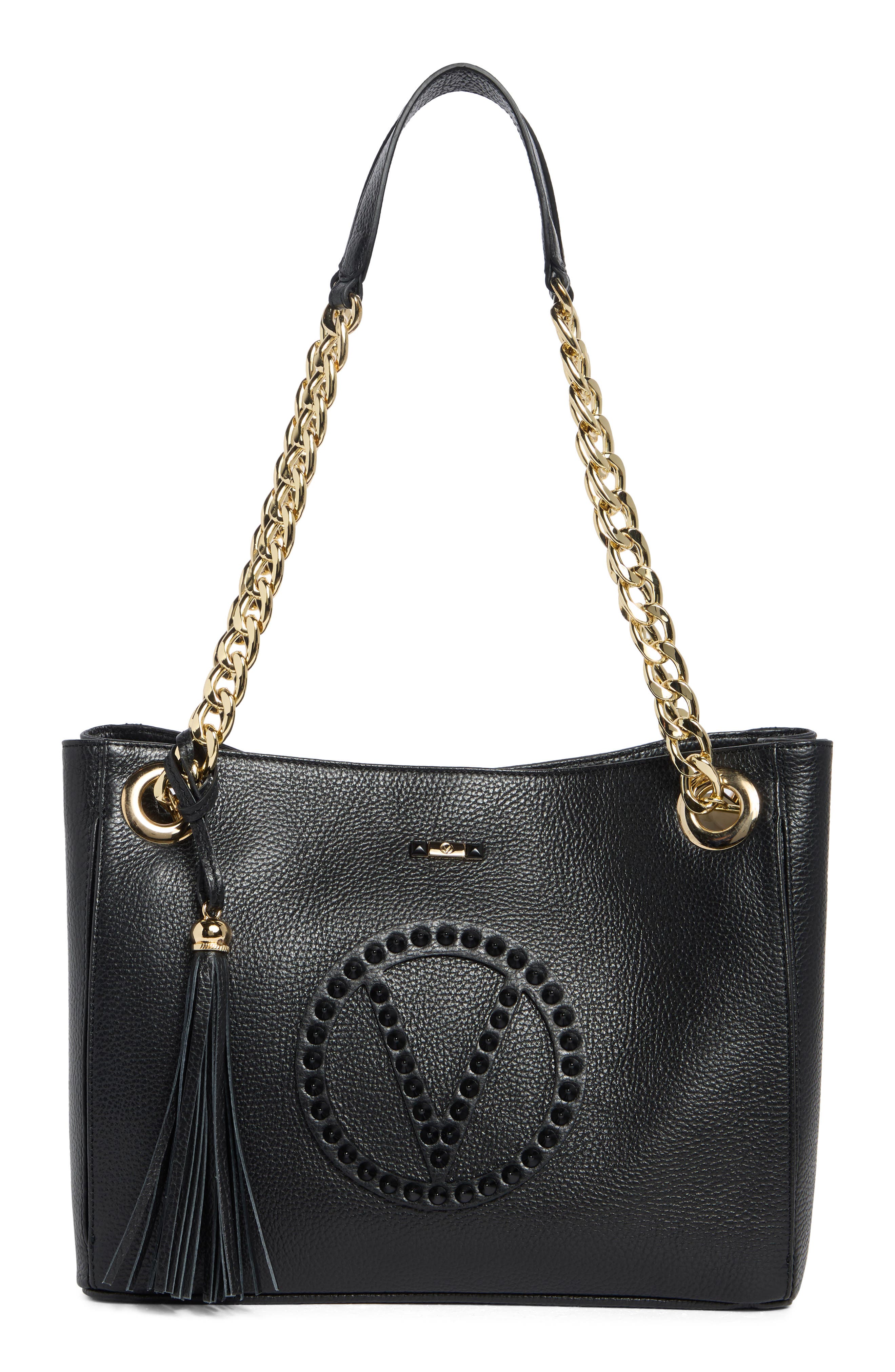 VALENTINO BY MARIO VALENTINO Luisa Rock Leather Tote Bag