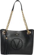 VALENTINO BY MARIO VALENTINO Luisa Rock Leather Tote Bag