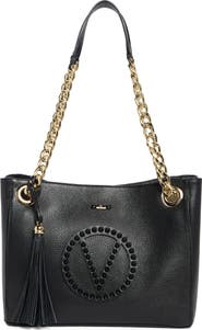 VALENTINO BY MARIO VALENTINO Luisa Rock Leather Tote Bag