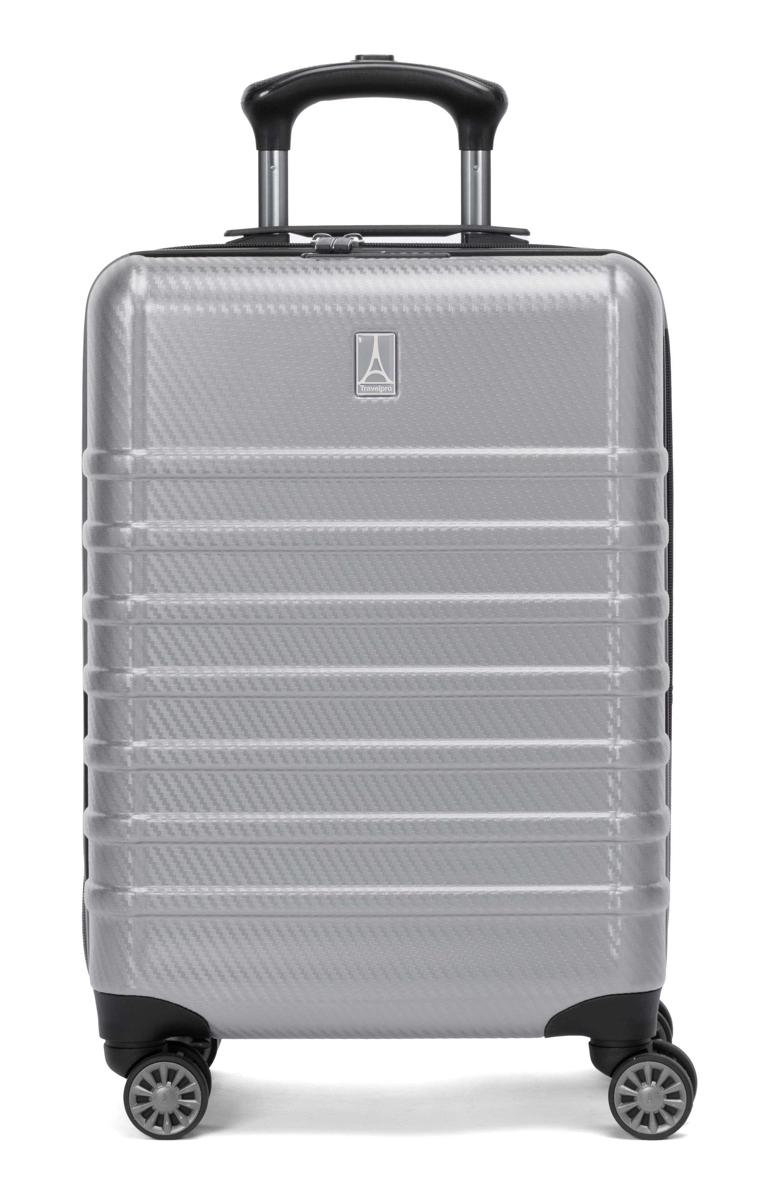 TRAVELPRO Rollmaster Lite 2 20-Inch Expandable Carry-On Luggage, Main, color, Grey Carbon Fiber