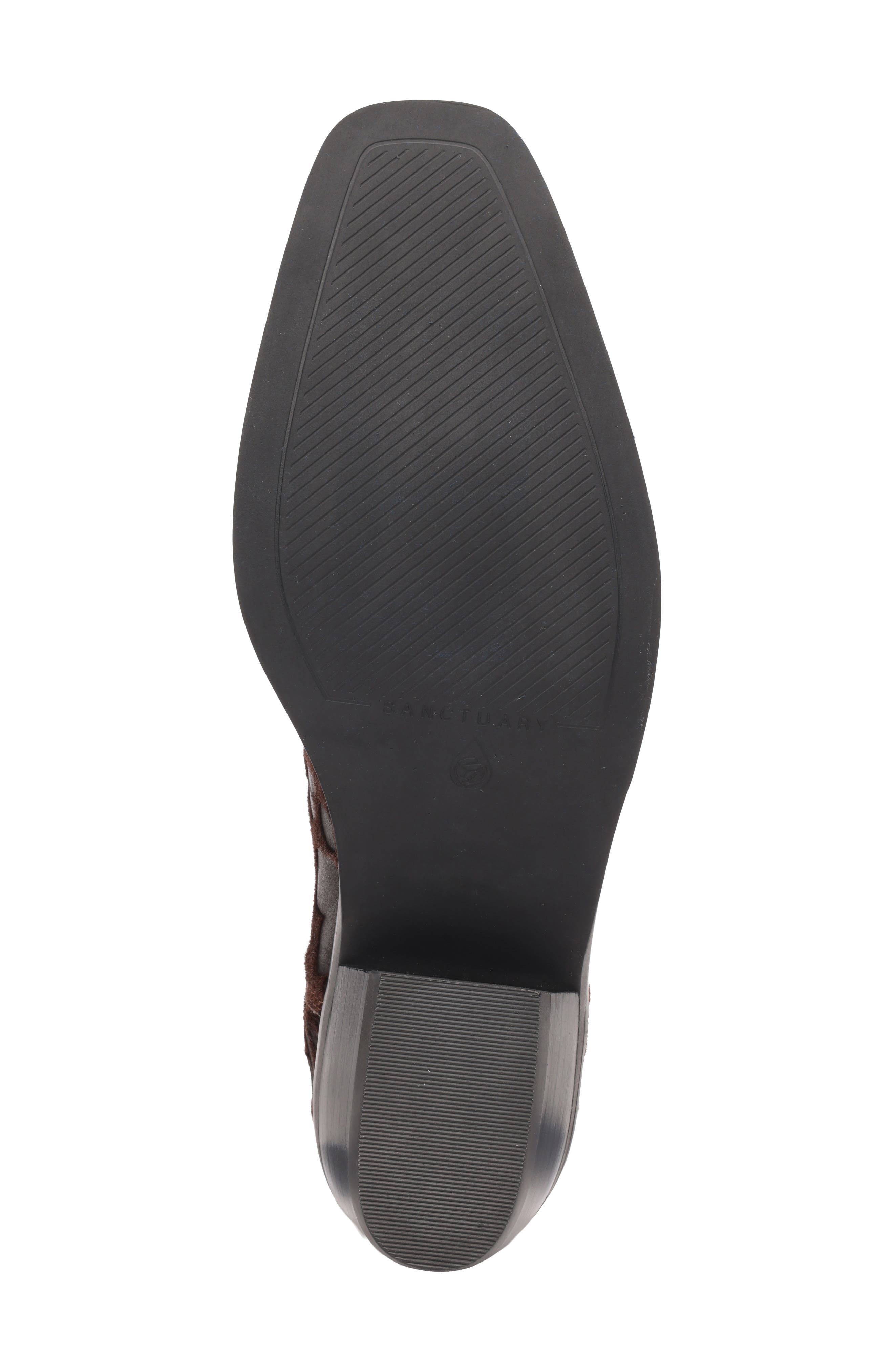 Sanctuary Demi Genuine Calf Hair Bootie, Alternate, color, Black/ Brown Print Calf Hair