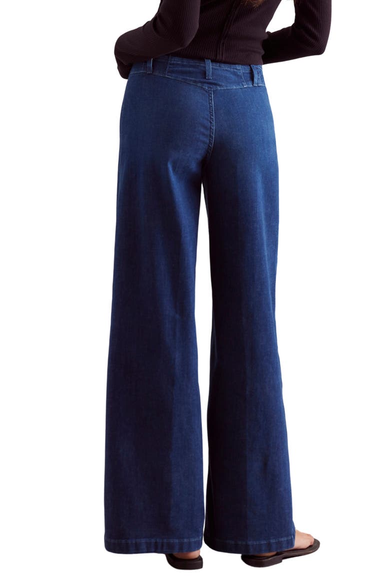 Libre Front Yoke Wide Leg Jeans, Alternate, color, LOCK AND KEY