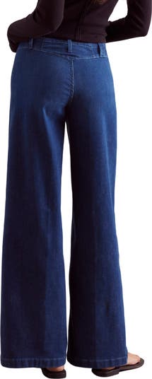 Libre Front Yoke Wide Leg Jeans
